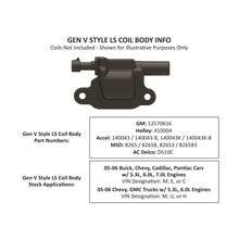Load image into Gallery viewer, 2-Piece-Chevrolet-Script-Valve-Cover---Gen-IiiIv-Ls---Satin-Black-Machined