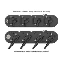 Load image into Gallery viewer, 2-Piece-Chevrolet-Script-Valve-Cover---Gen-IiiIv-Ls---Satin-Black-Machined