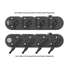 Load image into Gallery viewer, 2-Piece-Chevrolet-Script-Valve-Cover---Gen-IiiIv-Ls---Satin-Black-Machined