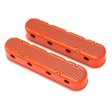 Load image into Gallery viewer, 2-Piece-Finned-Valve-Cover---Gen-IiiIv-Ls---Factory-Orange-Machined