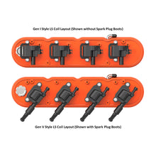 Load image into Gallery viewer, 2-Piece-Finned-Valve-Cover---Gen-IiiIv-Ls---Factory-Orange-Machined