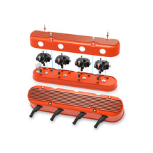 Load image into Gallery viewer, 2-Piece-Finned-Valve-Cover---Gen-IiiIv-Ls---Factory-Orange-Machined