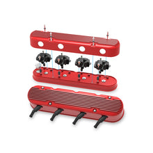 Load image into Gallery viewer, 2-Piece-Finned-Valve-Cover---Gen-IiiIv-Ls---Gloss-Red-Machined