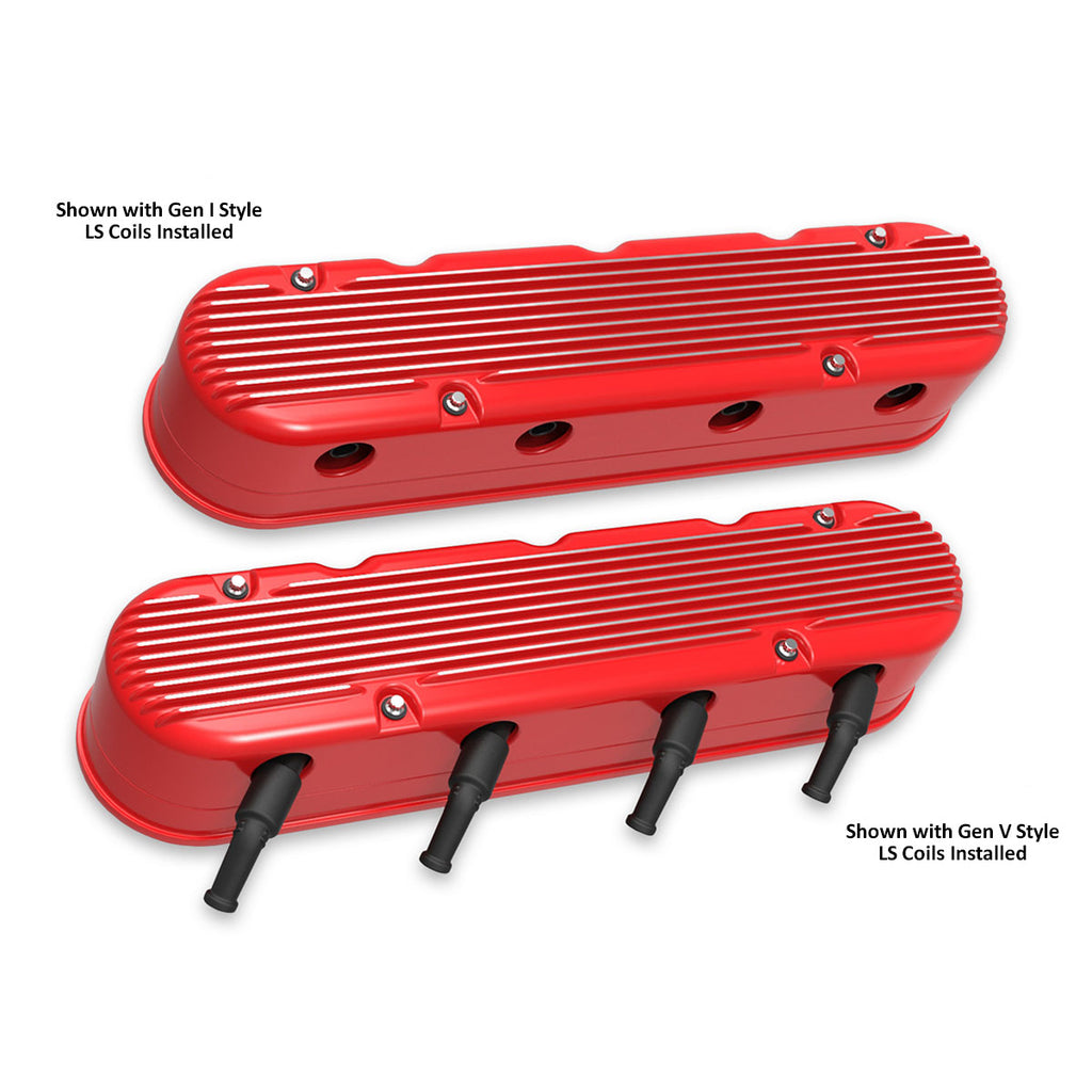 2-Piece-Finned-Valve-Cover---Gen-IiiIv-Ls---Gloss-Red-Machined