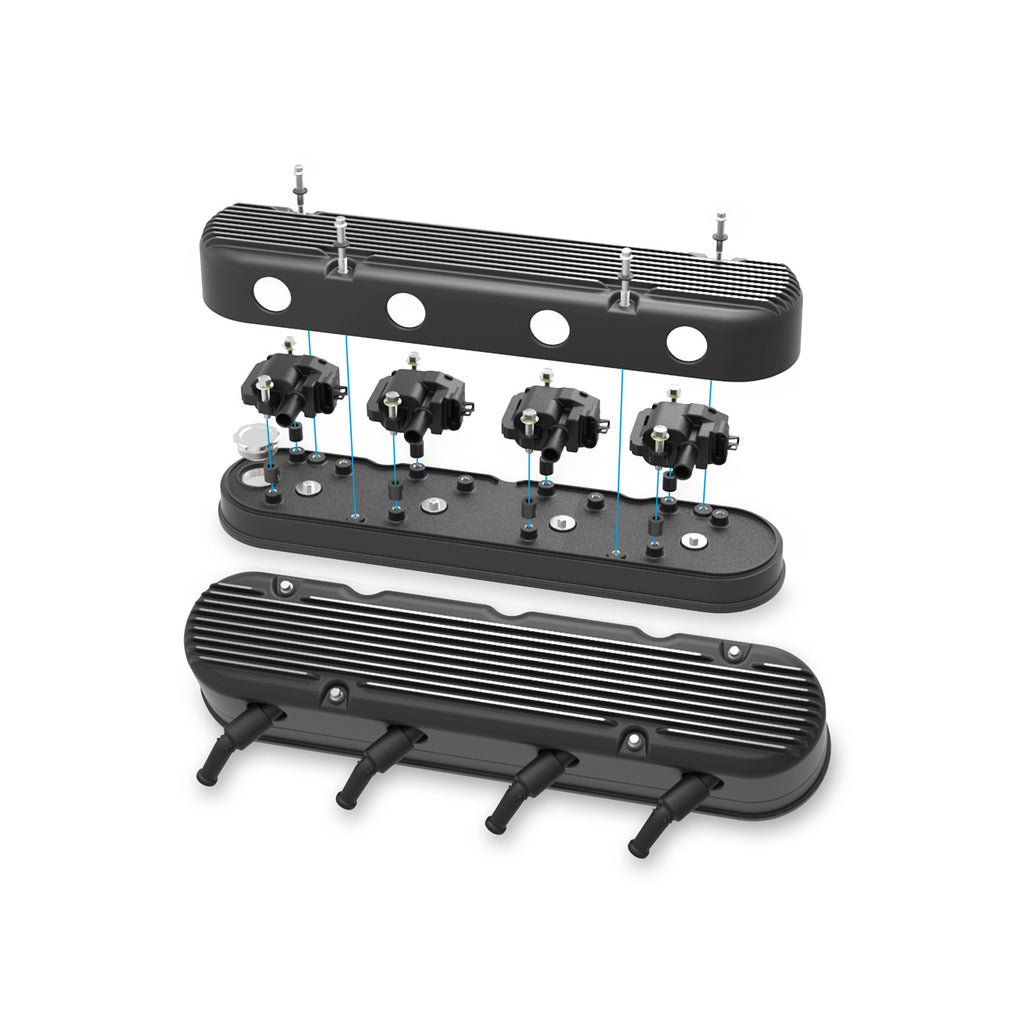 2-Piece-Finned-Valve-Cover---Gen-IiiIv-Ls---Satin-Black-Machined