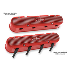 Load image into Gallery viewer, 2-Piece-Vintage-Series-Valve-Cover---Gen-IiiIv-Ls---Gloss-Red-Machined