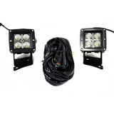Race Sport RSL10-12W 2 x 12W CREE Square Cube Light + L10 Jeep JK 07-17 Bracket