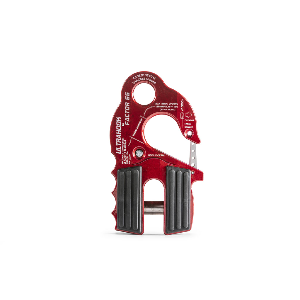 ~(2.2-Lbs.-7X5x3)~-Ultrahook-Winch-Hook-With-Shackle-Mount-Red