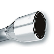 Load image into Gallery viewer, 2.5In-Inlet-4.5In-Round-Rolled-Angle-Cut-Phantom-X-7.75In-Long-Embossed-Universal-Exhaust-Tips