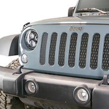 Load image into Gallery viewer, ~(2.6-Lbs.-12X3x3)~-2007-18-Jeep-Jk-Grille-Inserts-Black