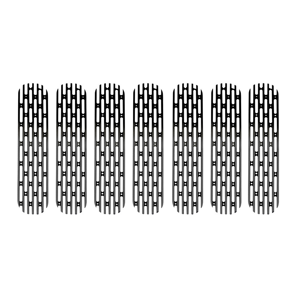 ~(2.6-Lbs.-12X3x3)~-2007-18-Jeep-Jk-Grille-Inserts-Black