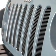 Load image into Gallery viewer, ~(2.6-Lbs.-12X3x3)~-2007-18-Jeep-Jk-Grille-Inserts-Black