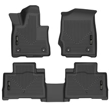 Load image into Gallery viewer, 20-21-Lincoln-Aviator-W-2Nd-Row-BenchBuckets-Weatherbeater-Front2Nd-Seat-Liners---Blk