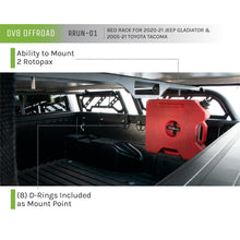 Load image into Gallery viewer, 20-22-Jeep-Gladiator-Jt--05-21-Toyota-Tacoma-Overland-Bed-Rack---2Pc.-Adjustable