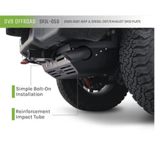 Load image into Gallery viewer, 20-22-Jeep-Wrangler-Jl-(3.0L-Diesel)-Rear-Diff-Skid-Plate-For-Dana-44