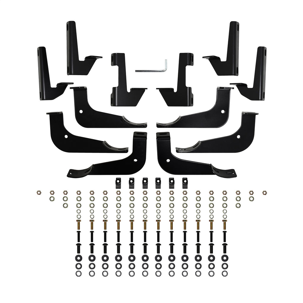 20-24-Jeep-Gladiator-Pro-Traxx-4-Oval-Nerf-Step-Bars---Stainless-Steel