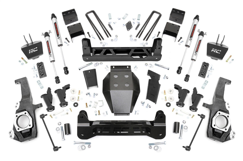 Rough Country 111070 Suspension Lift Kit w/Shocks for Select Chevrolet Silverado HD, Chevrolet Silverado HD, GMC Sierra HD, GMC Sierra HD