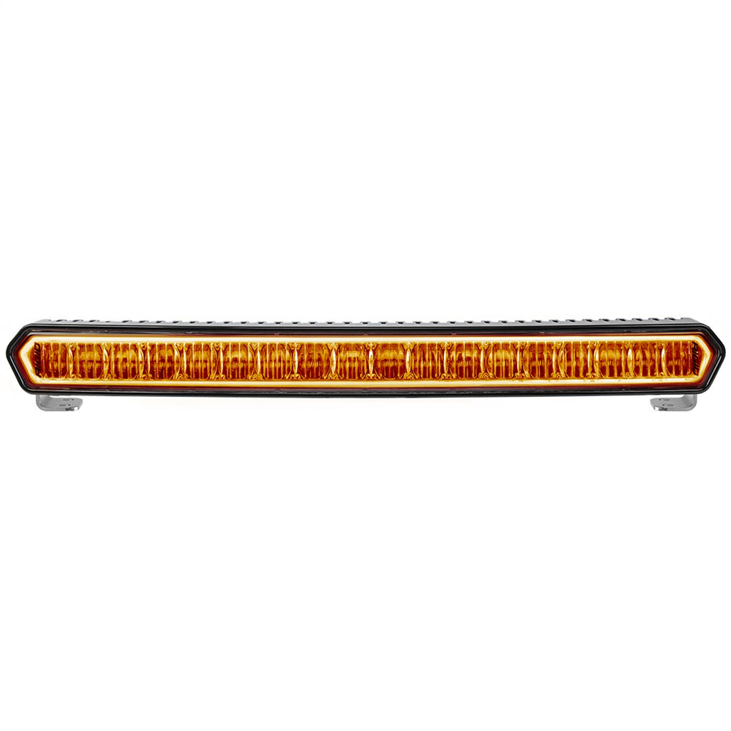 20-Inch-Led-Light-Bar-Black-WAmber-Halo-Off-Road-Sr-L-Series-Rigid-Industries