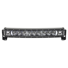Load image into Gallery viewer, 20-Inch-Led-Light-Bar-Single-Row-Curved-White-Backlight-Radiance-Plus-Rigid-Industries