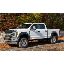 Load image into Gallery viewer, ~(20-Lbs.-54X34x11)~-Fender-Flares-Pocket-Style-4Pc-2017-2018-Ford-F-250F-350-Super-Duty-Black