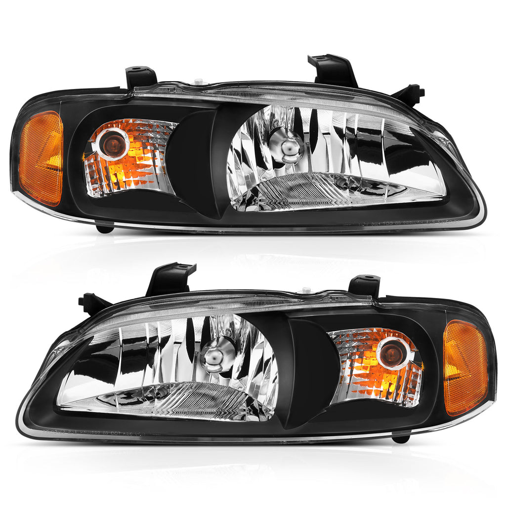 2000-2002-Nissan-Sentra-Crystal-Headlight-Black-Amber-Reflector