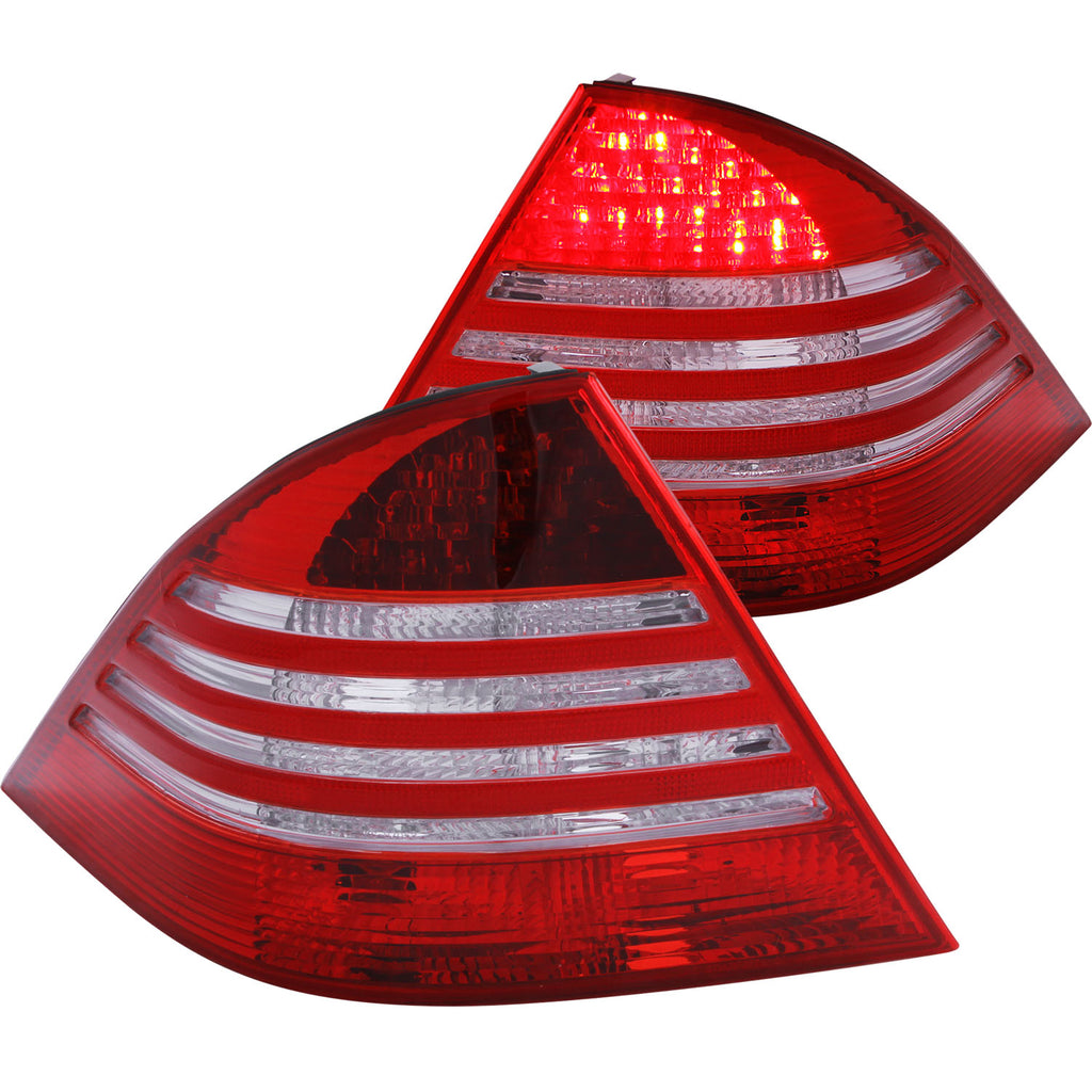 2000-2005-Mercedes-Benz-S-Class-W220-Led-Taillights-RedClear