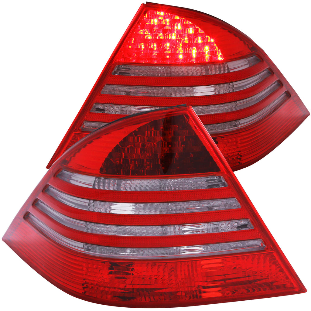 2000-2005-Mercedes-Benz-S-Class-W220-Led-Taillights-RedSmoke
