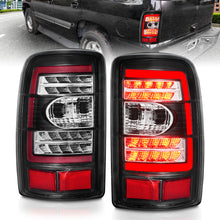 Load image into Gallery viewer, 2000-2006-Chevrolet-Tahoe-Led-Tail-Lights-W-Clear-Lens-Black-Housing
