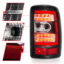 Load image into Gallery viewer, 2000-2006-Chevrolet-Tahoe-Led-Tail-Lights-W-Clear-Lens-Black-Housing
