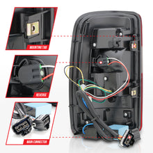 Load image into Gallery viewer, 2000-2006-Chevrolet-Tahoe-Led-Tail-Lights-W-Clear-Lens-Black-Housing