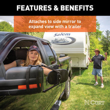 Load image into Gallery viewer, CURT 20002 Extended View Tow Mirror