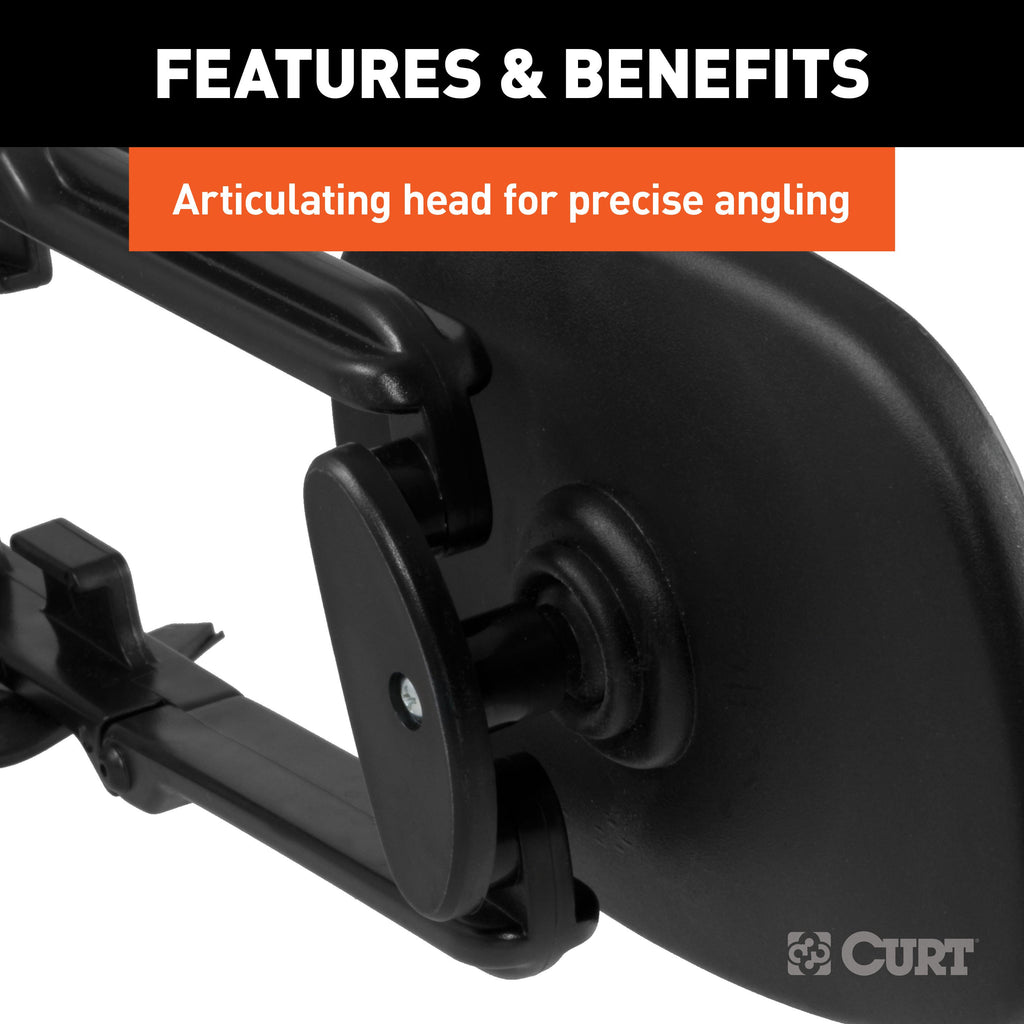 CURT 20002 Extended View Tow Mirror