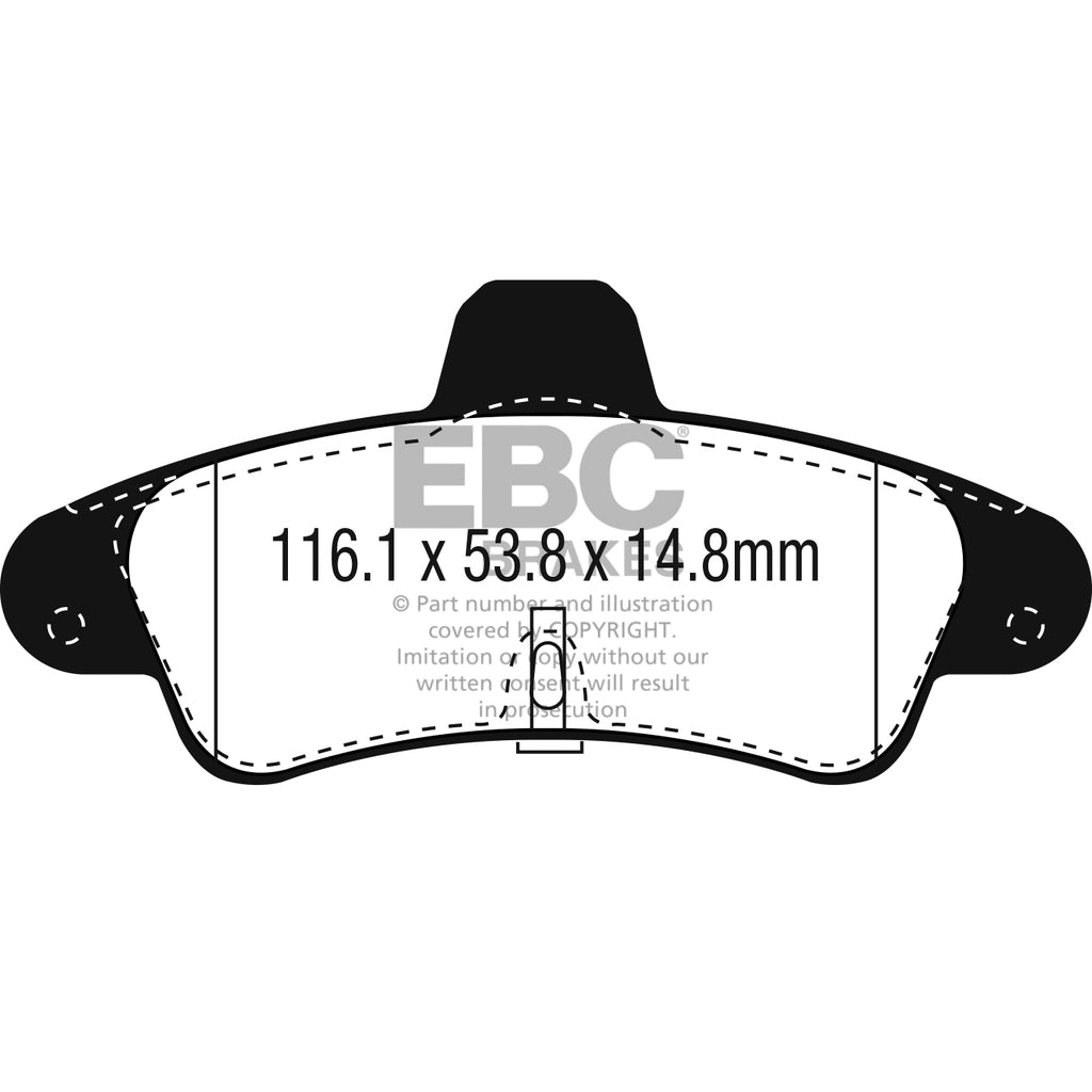 2001-2003-Mercury-Cougar-2.0L-Redstuff-Rear-Brake-Pads