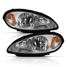 Load image into Gallery viewer, 2001-2005-Chrysler-Pt-Cruiser-Crystal-Headlight-Chrome-Amber-(Oe)