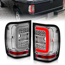 Load image into Gallery viewer, 2001-2011-Ford-Ranger-Led-Tail-Lights-W-Light-Bar-Chrome-Housing-Clear-Lens