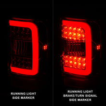 Load image into Gallery viewer, 2001-2011-Ford-Ranger-Led-Tail-Lights-W-Light-Bar-Chrome-Housing-Clear-Lens