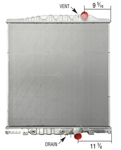 Spectra Premium 2001-4605 Aluminum Industrial Radiator