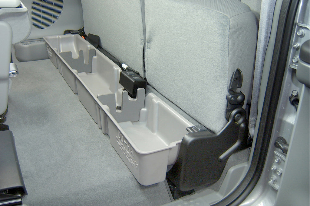DU-HA 20031 DÜHA 20031 Underseat Storage / Gun Case - Black for Select Ford F-250 Super Duty, Ford F-350 Super Duty, Ford F-450 Super Duty, Ford F-550 Super Duty