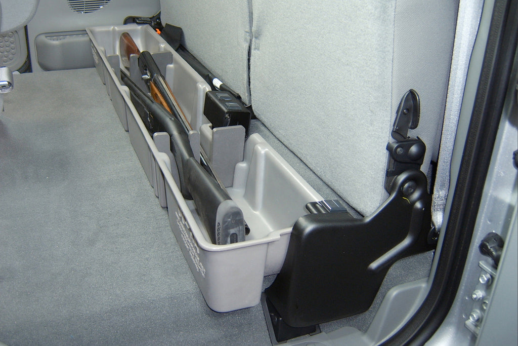 DU-HA 20031 DÜHA 20031 Underseat Storage / Gun Case - Black for Select Ford F-250 Super Duty, Ford F-350 Super Duty, Ford F-450 Super Duty, Ford F-550 Super Duty