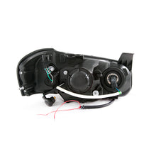 Load image into Gallery viewer, 2002-2003-Nissan-Maxima-Crystal-Headlights-W-Halo-Black