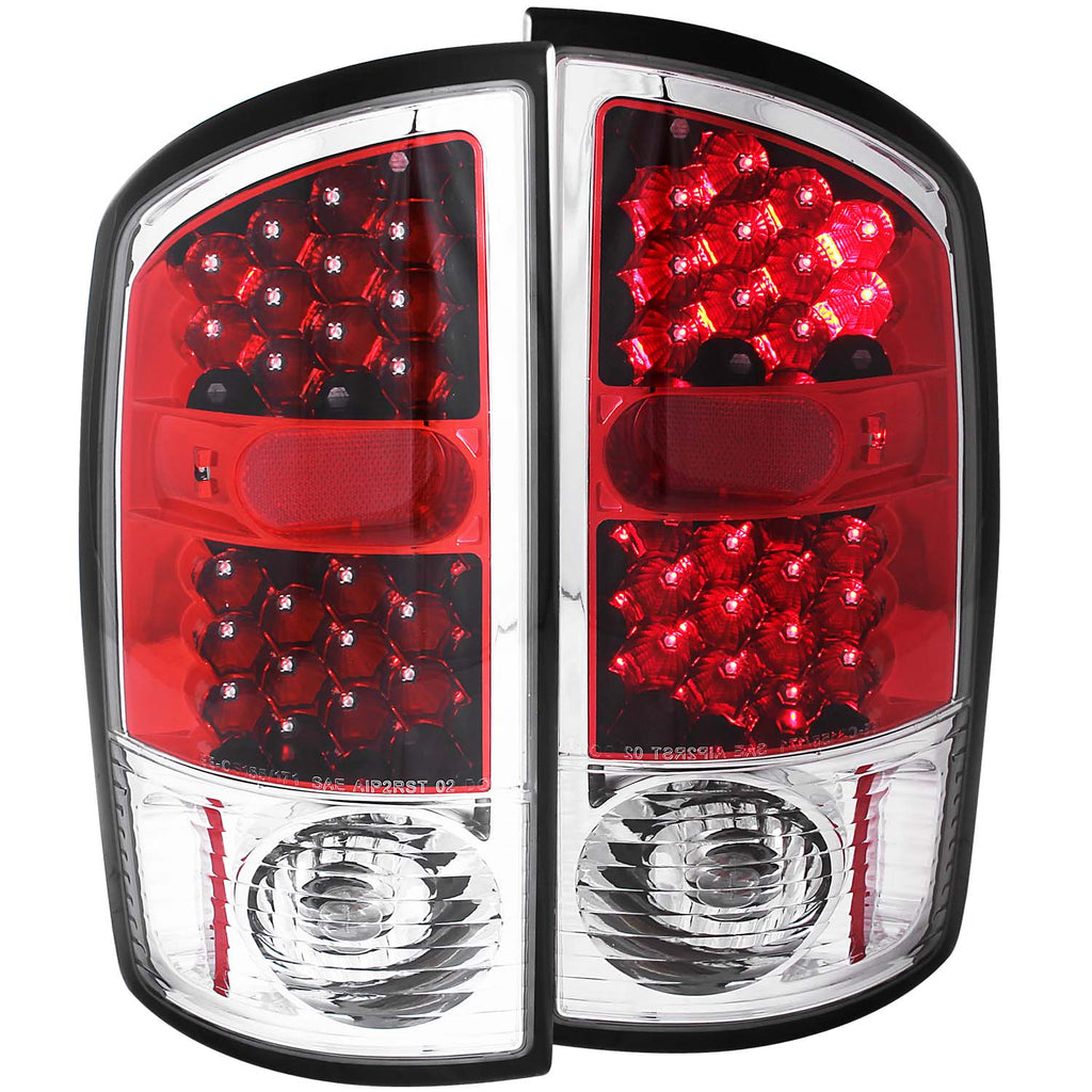 2002-2005-Dodge-Ram-1500-Led-Taillights-RedClear