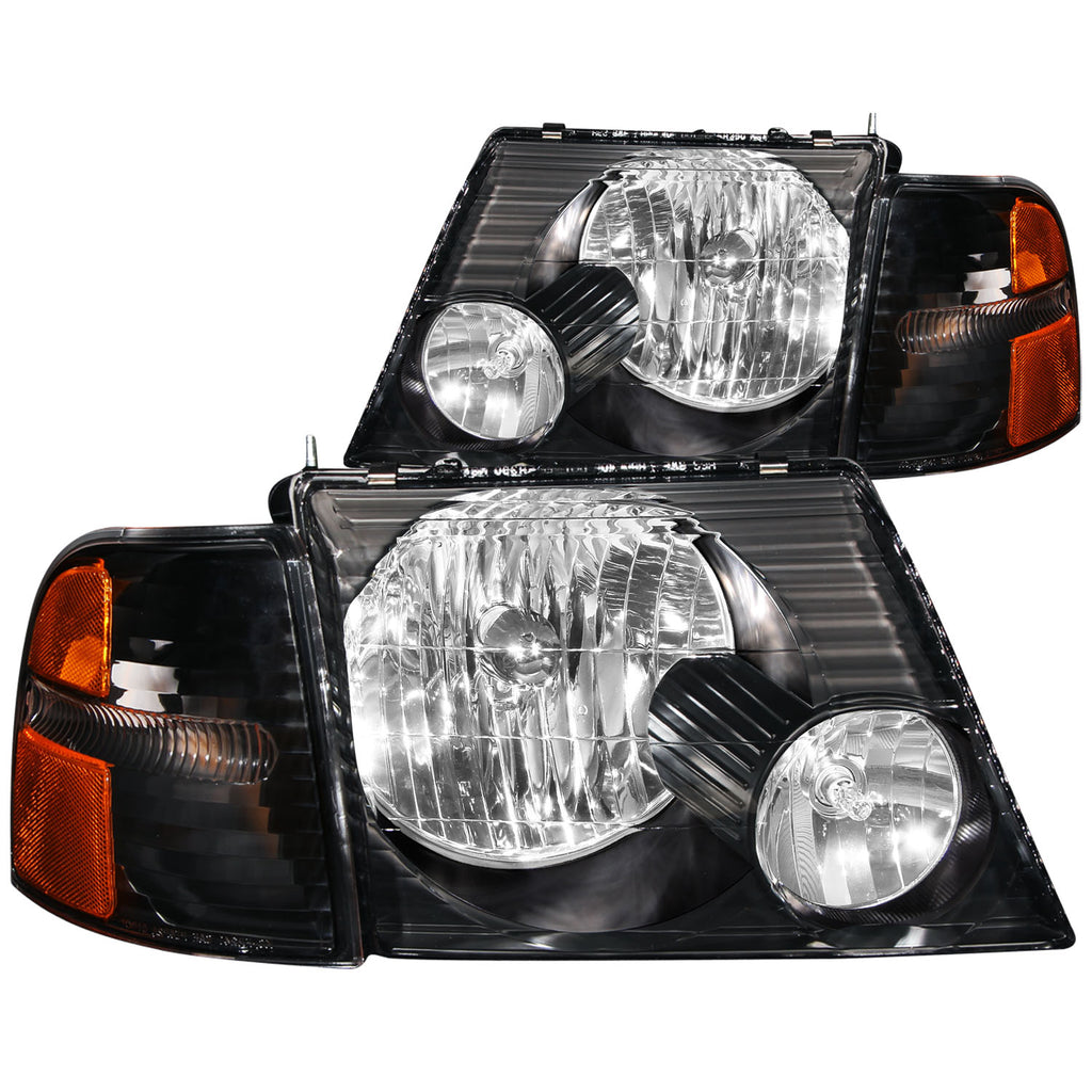 2002-2005-Ford-Explorer-Crystal-Headlights-Black-W-Corner-Lights-2Pc