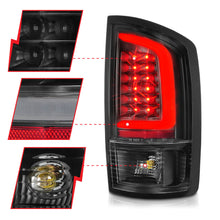 Load image into Gallery viewer, 2002-2006-Dodge-Ram-1500-Led-Tail-Lights-W-Light-Bar-Black-Housing-Clear-Lens