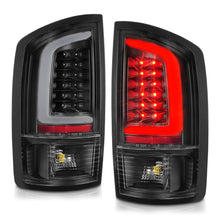 Load image into Gallery viewer, 2002-2006-Dodge-Ram-1500-Led-Tail-Lights-W-Light-Bar-Black-Housing-Clear-Lens