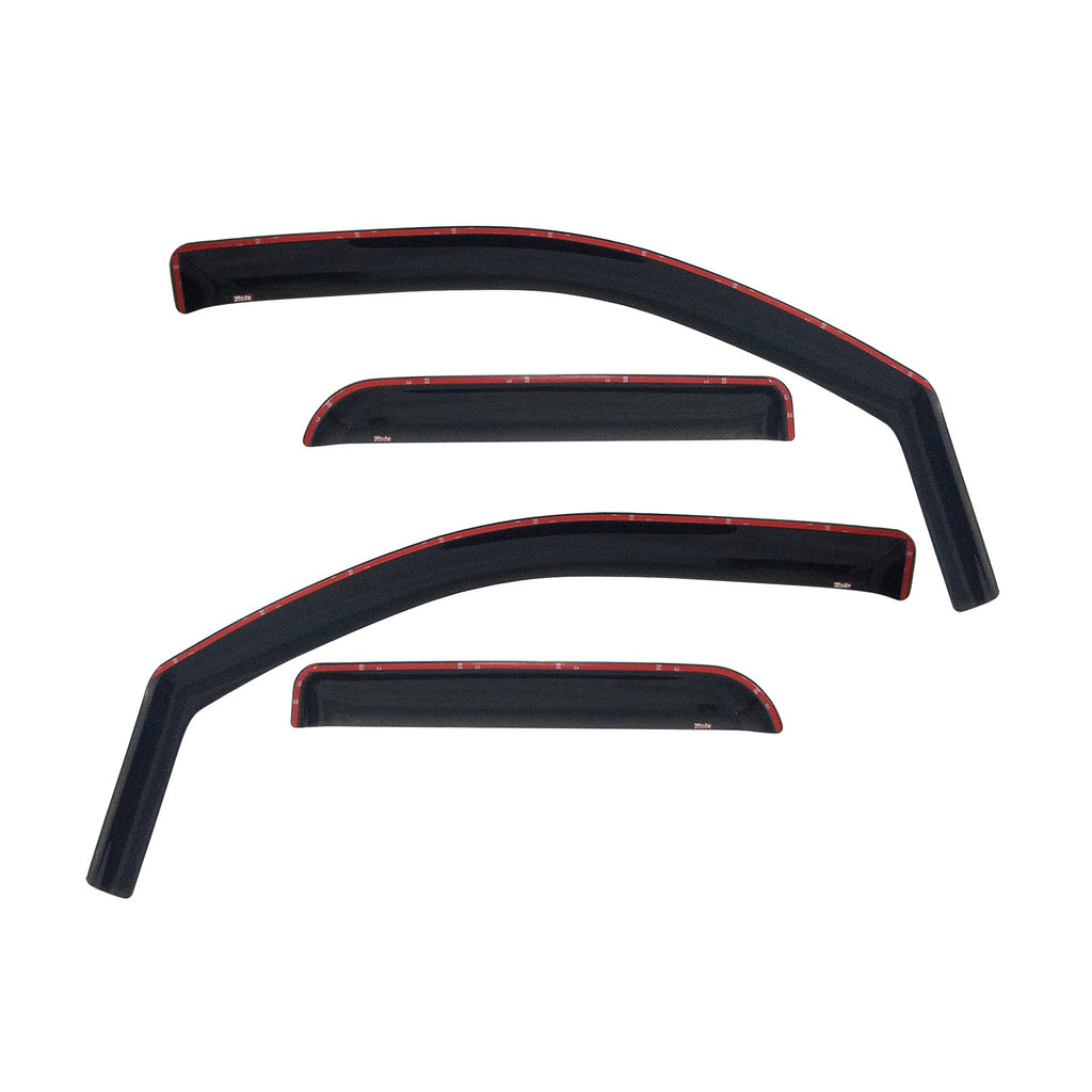 2002-2008-Dodge-Ram-Quad-Cab-(4-Dr)-Wade-In-Channel-Wind-Deflector-4Pc---Smoke