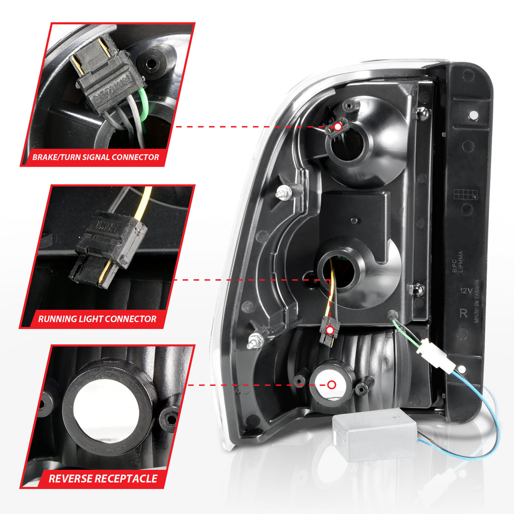 2002-2009-Chevrolet-Trailblazer-Led-Tail-Lights-W-Light-Bar-Black-Housing-Smoke-Lens