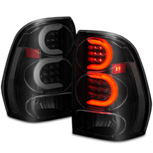 Load image into Gallery viewer, 2002-2009-Chevrolet-Trailblazer-Led-Tail-Lights-W-Light-Bar-Black-Housing-Smoke-Lens