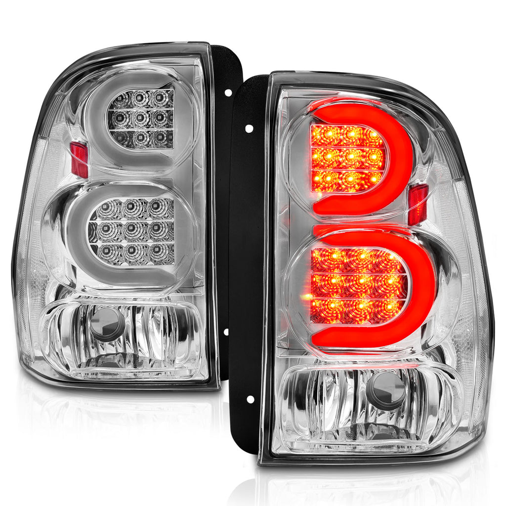 2002-2009-Chevrolet-Trailblazer-Led-Tail-Lights-W-Light-Bar-Chrome-Housing-Clear-Lens