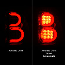 Load image into Gallery viewer, 2002-2009-Chevrolet-Trailblazer-Led-Tail-Lights-W-Light-Bar-Chrome-Housing-Clear-Lens