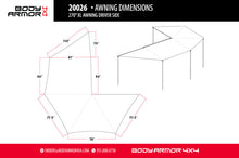Load image into Gallery viewer, Body Armor 4x4 20026 Body Armor 4X4 Sky Ridge Awning